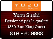 Passionné par la qualité 819.820.9888 Yuzu Sushi 1830, Rue King Ouest